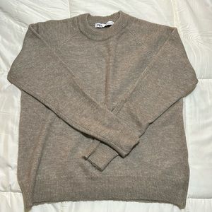 Zara alpaca fur sweater